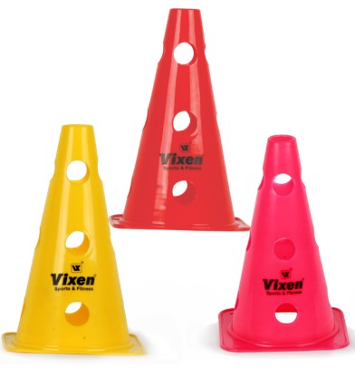 IAAF approved soccer cone 9 inch 12 holes track & field bhalla sports